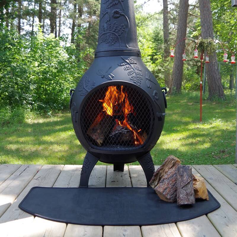 18x36 deck protector chimineas