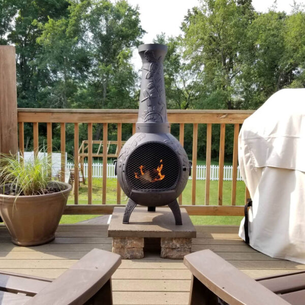 dragonfly chiminea outdoor fireplace